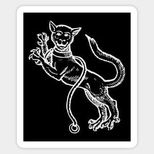 Heraldic Cat-a-Mountain Sticker